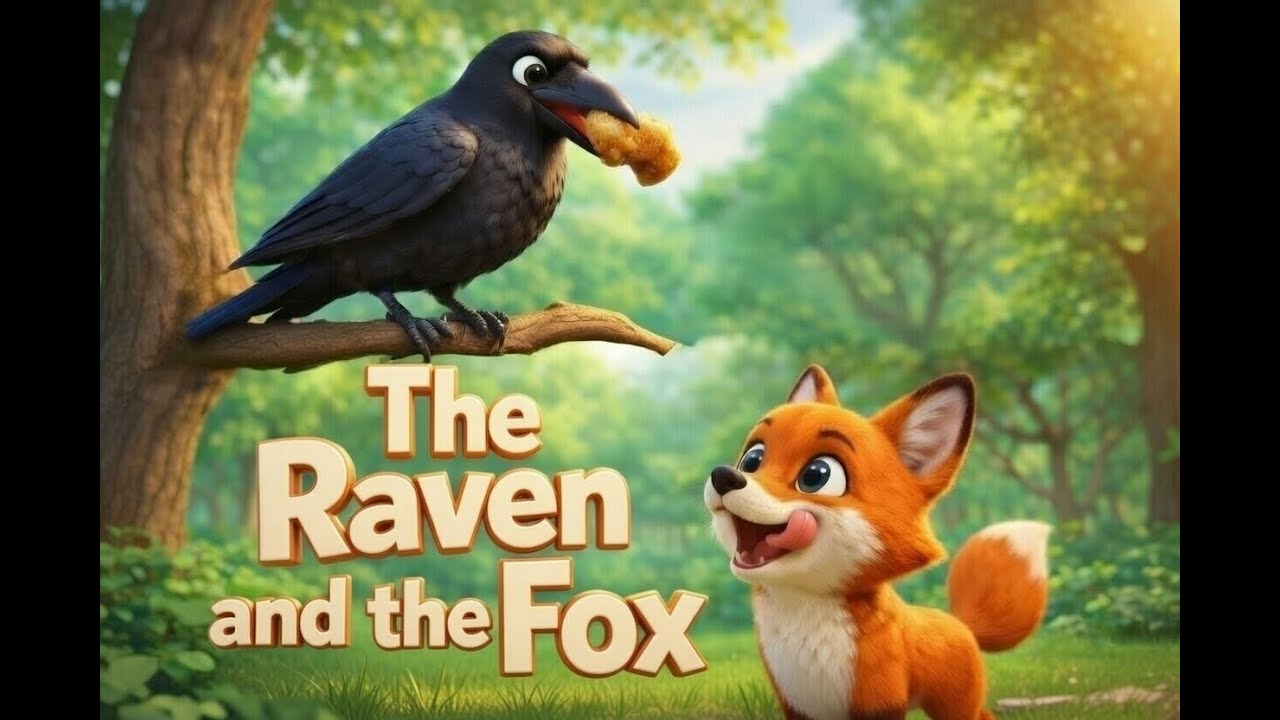 The Raven and the Fox 🦊🐦 | Class 6 English Poorvi | NCERT Story with Moral | Animated Story