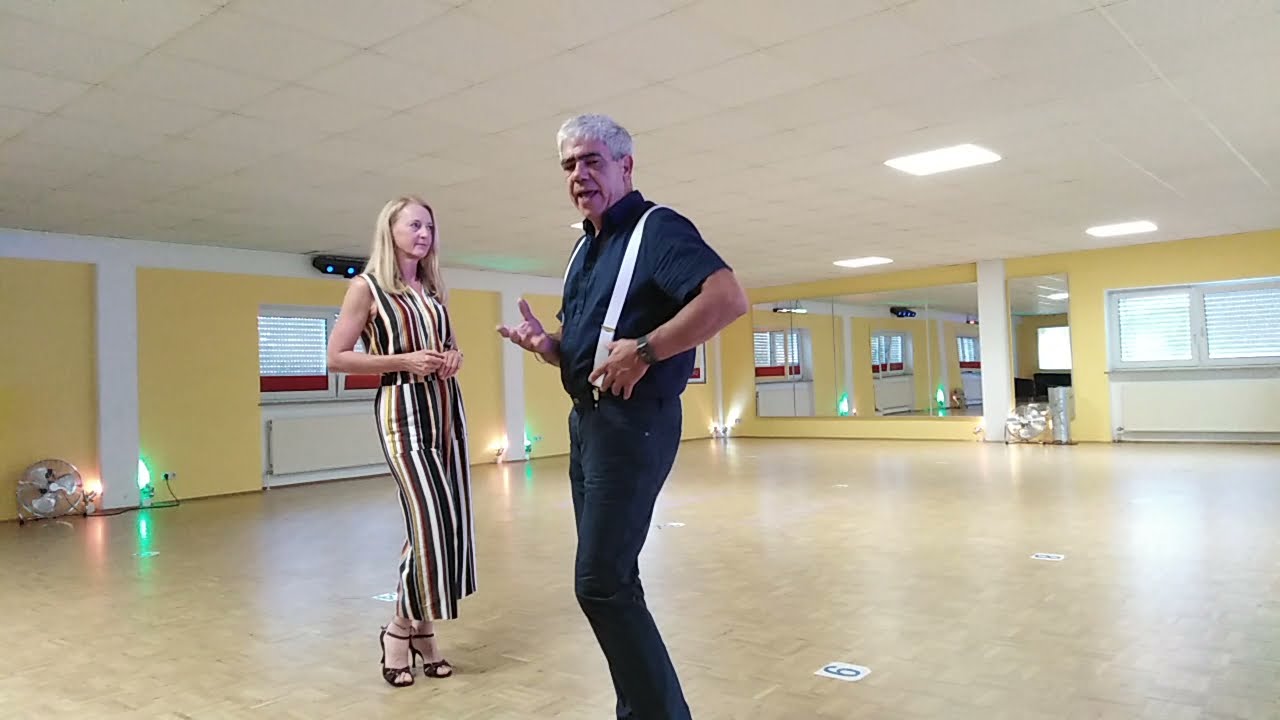 #3 Kizomba Grundschritt Charro Charro im Detail Lisa & Pedro. Erklärung Deutsch.