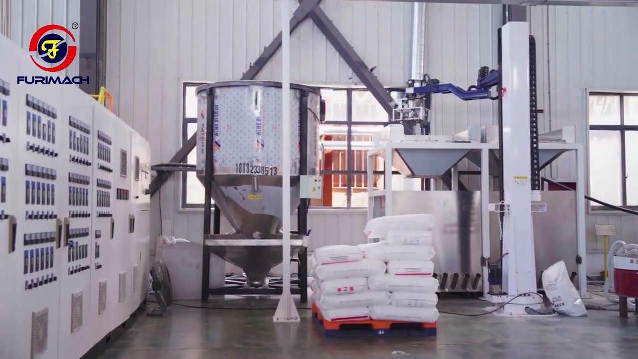 Stretch Film Extrusion Line, Daily Production 20ton (thickness auto adjustment)