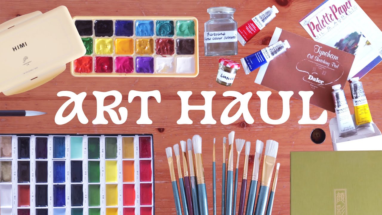 ART SUPPLY HAUL & SWATCHING