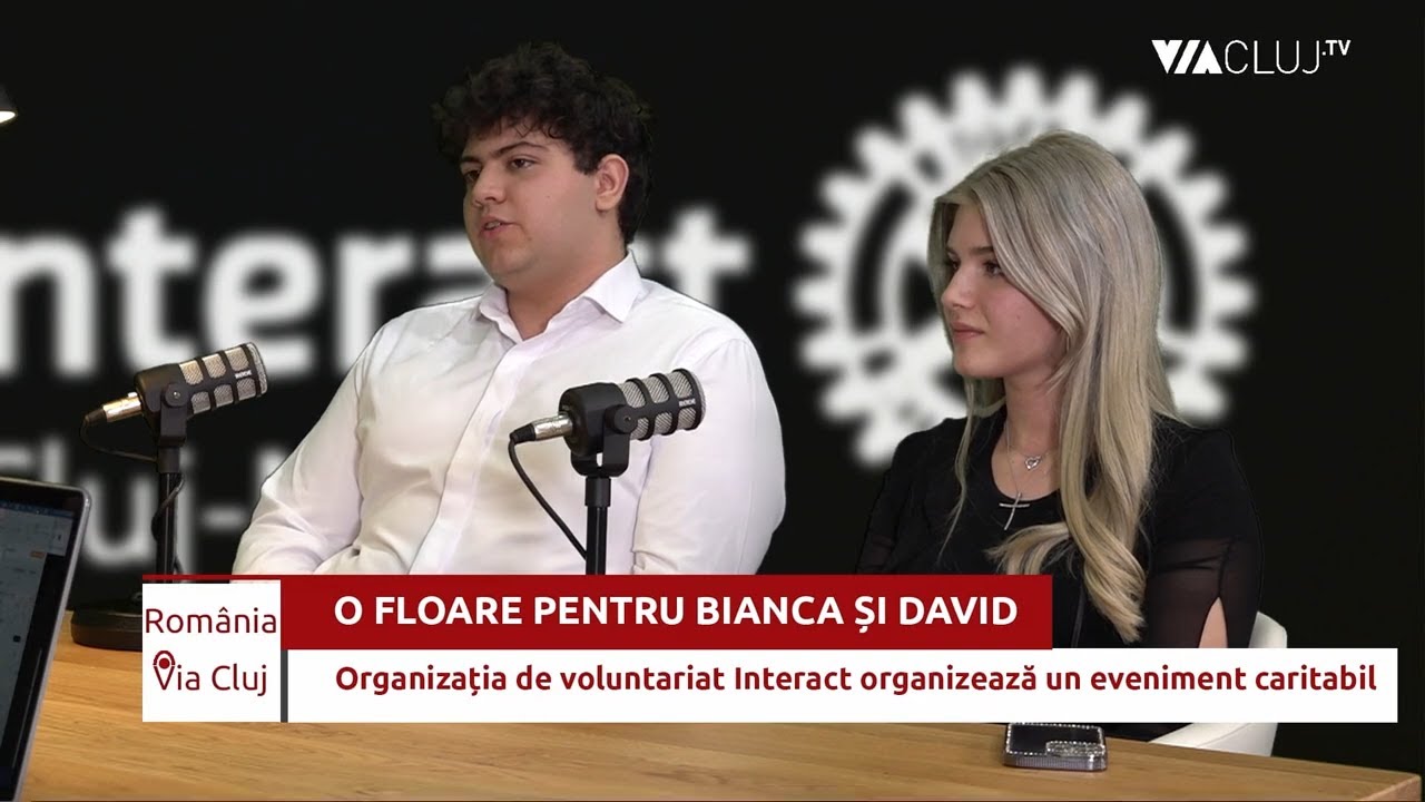 O floare pentru Bianca și David, un eveniment umanitar la Cluj