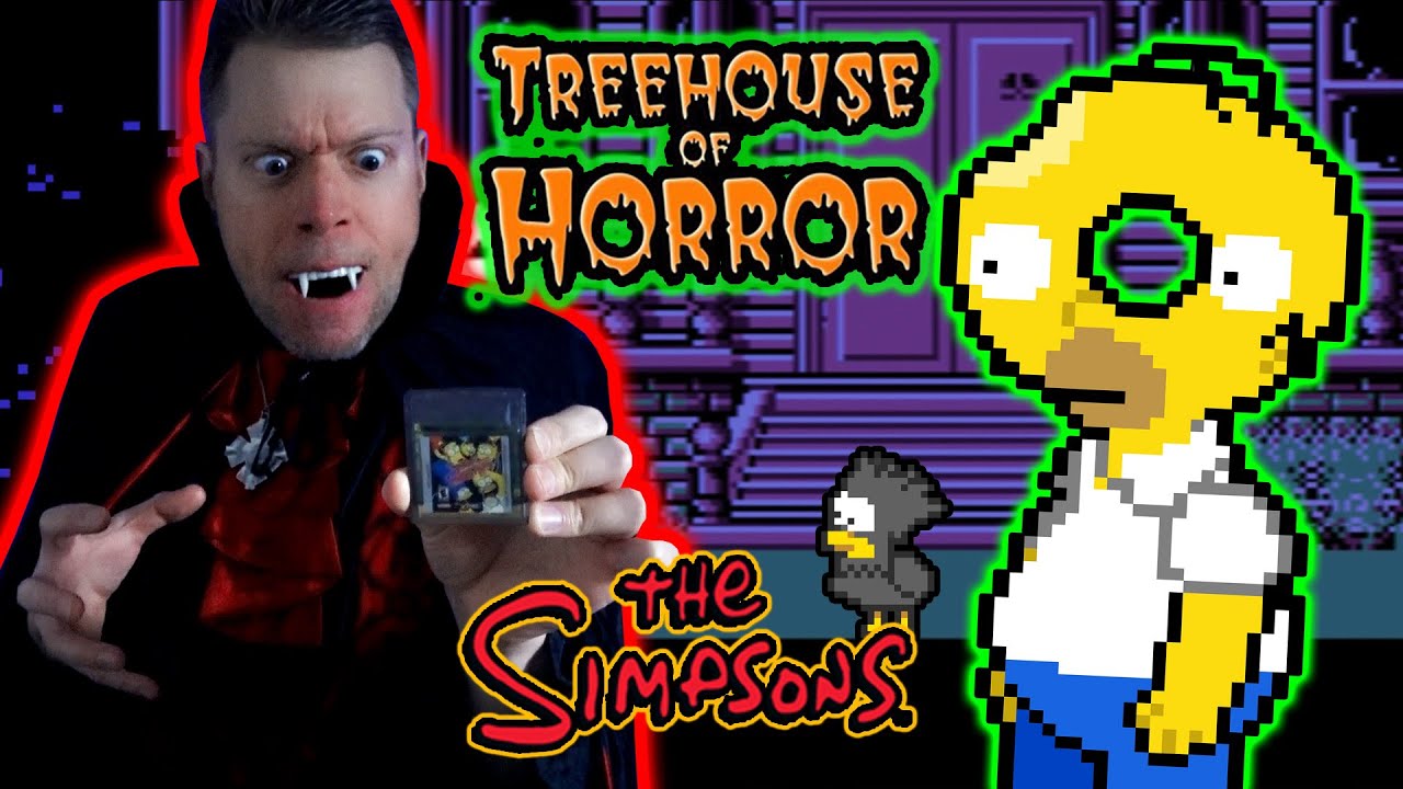 Обзор видеоигры «Симпсоны — Дом ужасов Хэллоуин» для Gameboy Color GBA — The Irate Gamer