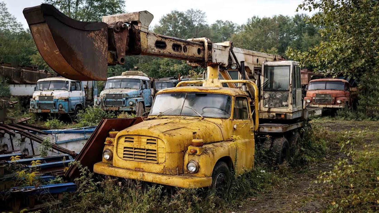 We Started 5 Abandoned Trucks in ONE DAY - (After 5 Years!) TATRA, PRAGA, LIAZ