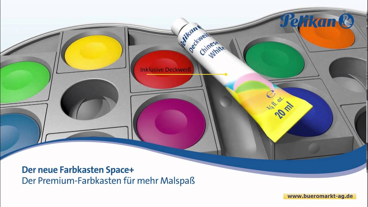 Pelikan 724617 Space+, Blau Farbkasten