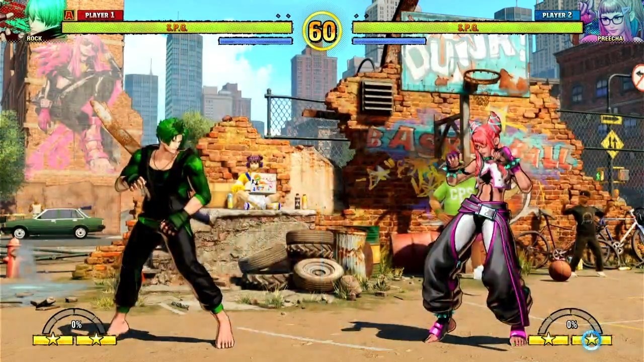 ROCK VS PREECHA (STREET FIGHTER SKINS) - FATAL FURY COTW