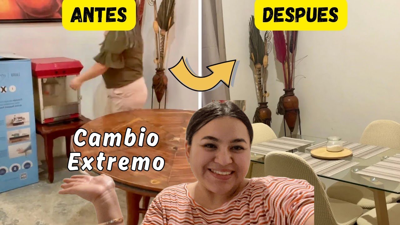 Cambio TOTAL de comedor ✨ antes y después ✅ por fin compramos uno😍