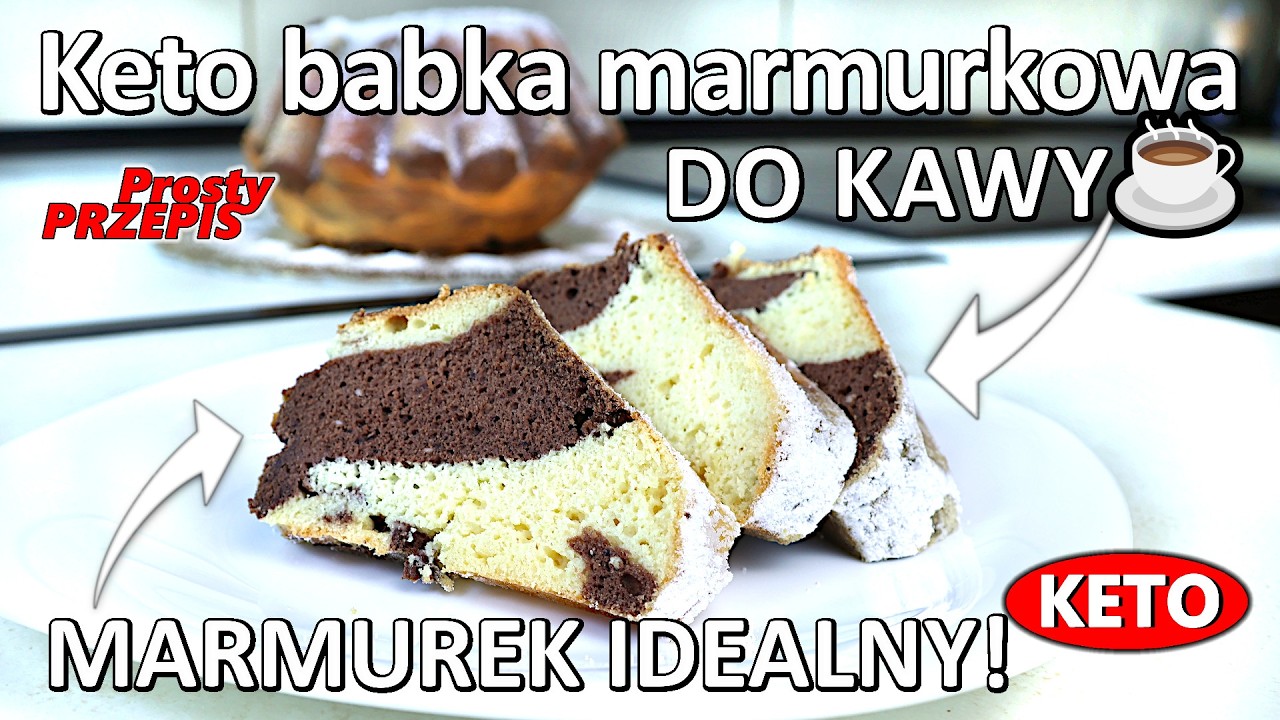 Ta babka wygląda normalnie… ale jest KETO 😳 Marmurkowy HIT do kawy!