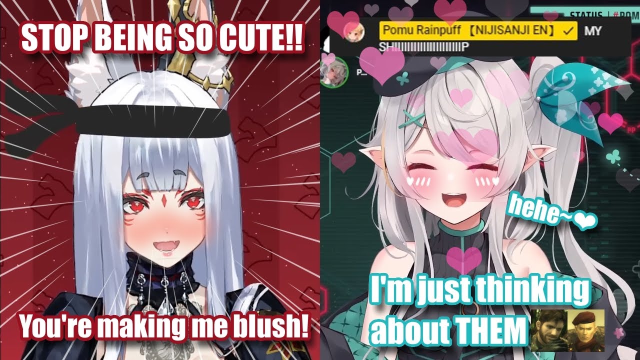 Nina can't handle how cute Pomu is when gushing about Metal Gear 【NIJISANJI EN】