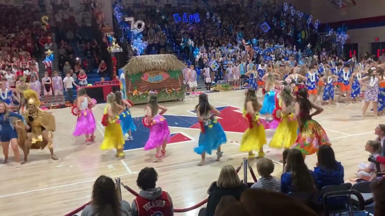 Neshaminy Gym Night 2024 Blue Seniors