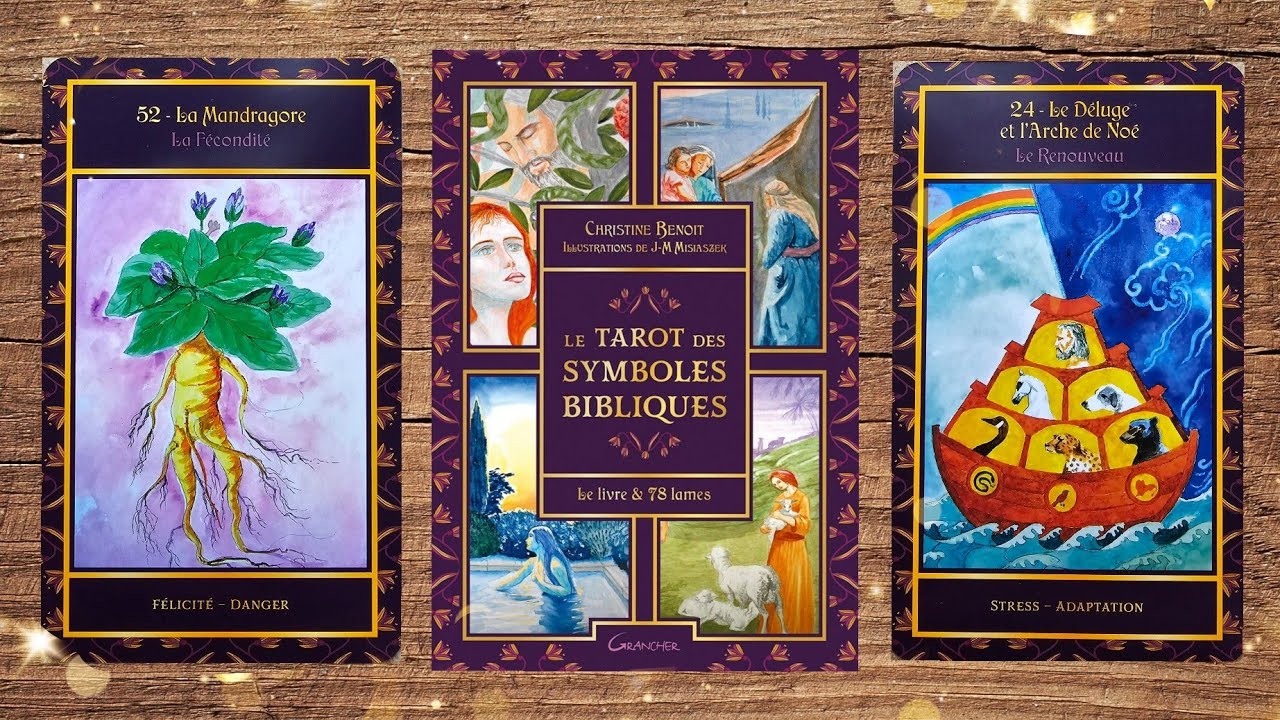 ⭐️ Le tarot des symboles bibliques que j'utiliserais plutôt comme un oracle & Tirage 1 carte ⭐️
