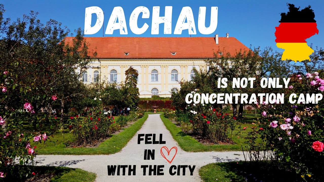 Dachau - Beautiful City around Munich 4k walking tour
