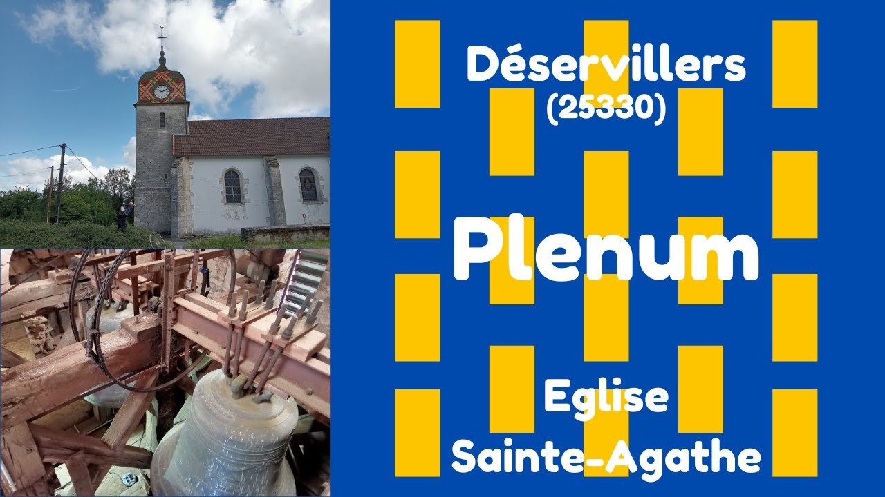 CLOCHES - Déservillers (25330), Eglise Sainte-Agathe