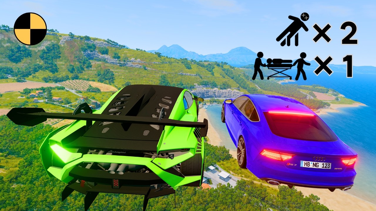Ultra Realistic High-Speed Crashes | BeamNG.drive Car Crash Compilation #10