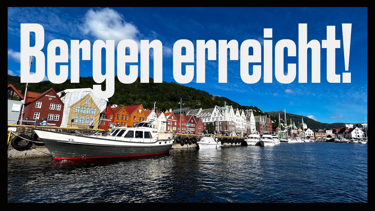 EINSAME Sch&auml;ren in Norwegen, Haugesund + Bergen erreicht: Mit Boot in Norwegen (11)
