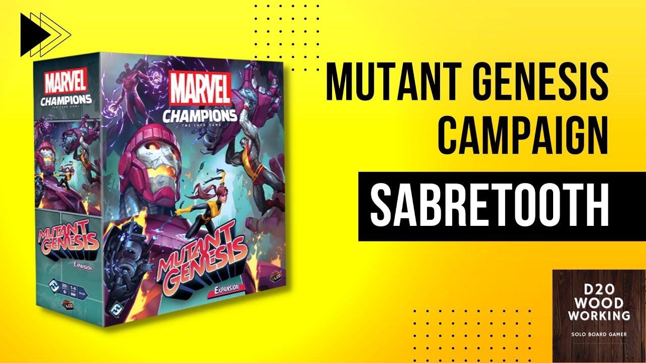 Sabretooth Scenario vs. Shadowcat - Marvel Champions Mutant Genesis