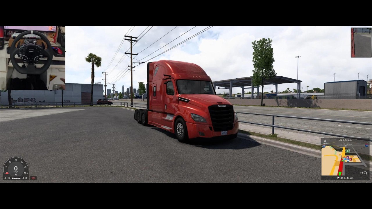 Freightliner Cascadia 2019 - American Truck Simulator 4K Gameplay | Moza R3