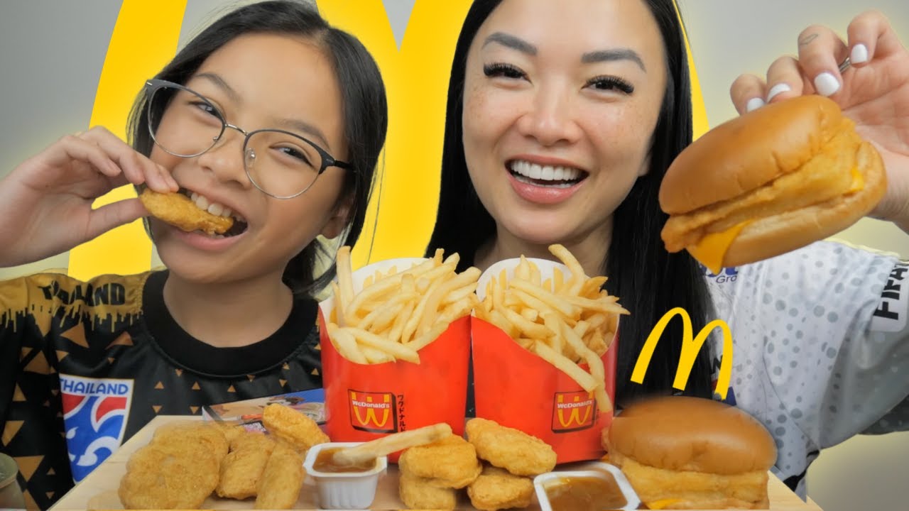 Mcdonald's Filet-O-Fish, Chicken Nuggets with Large French Fries |   Sissi&Emma