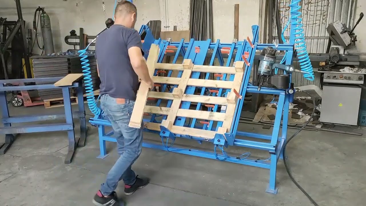 Pneumatyczny stół do produkcji palet 1900 x 1200