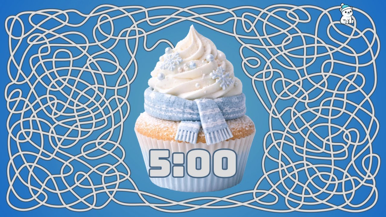 5 Minute Timer Bomb WINTER CUPCAKE EXPLOSION