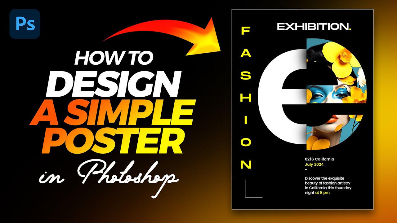 Урок по созданию постеров в Photoshop для начинающих — версия 4