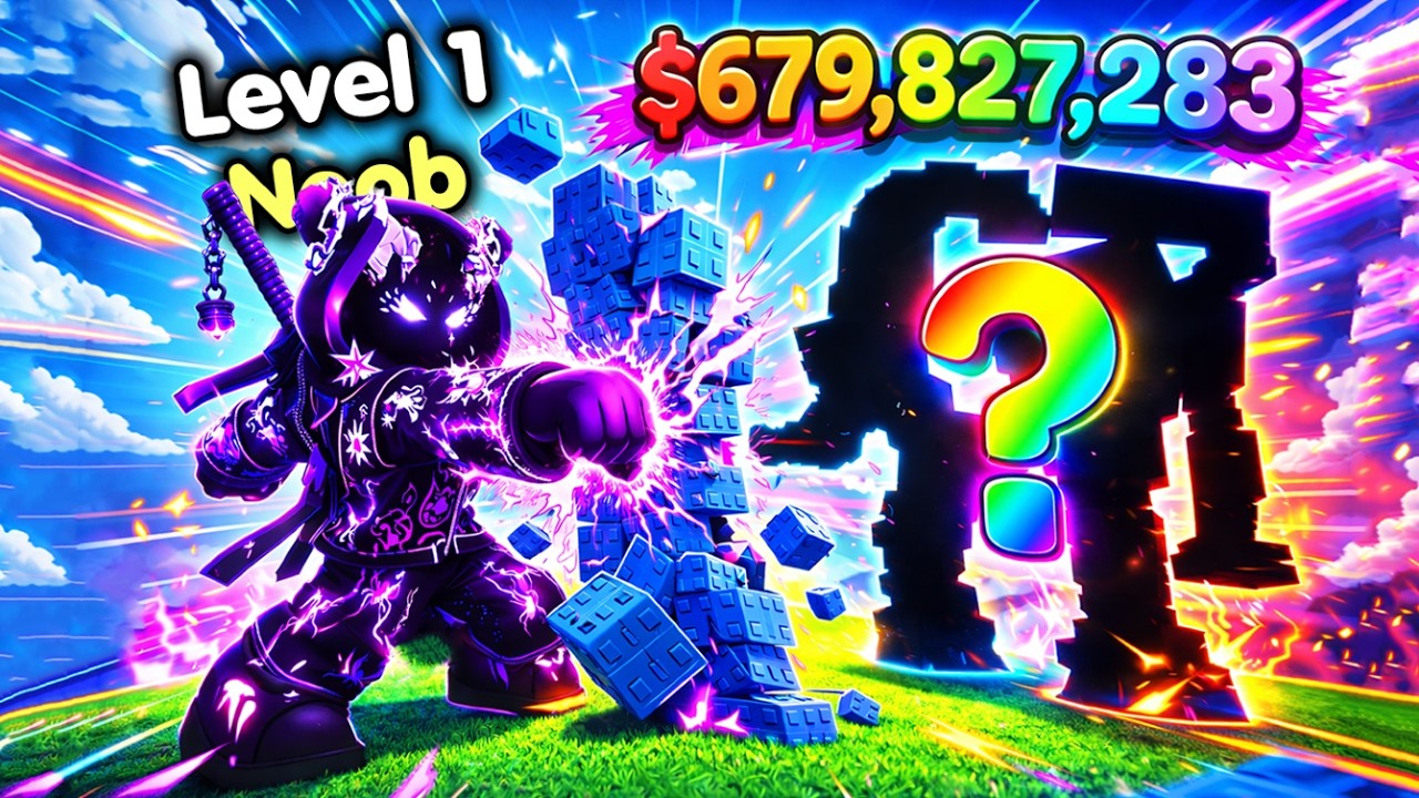 Начинаем заново как НОВИЧОК с секретным приемом в игре Smash Walls For Brainrots! (Roblox)