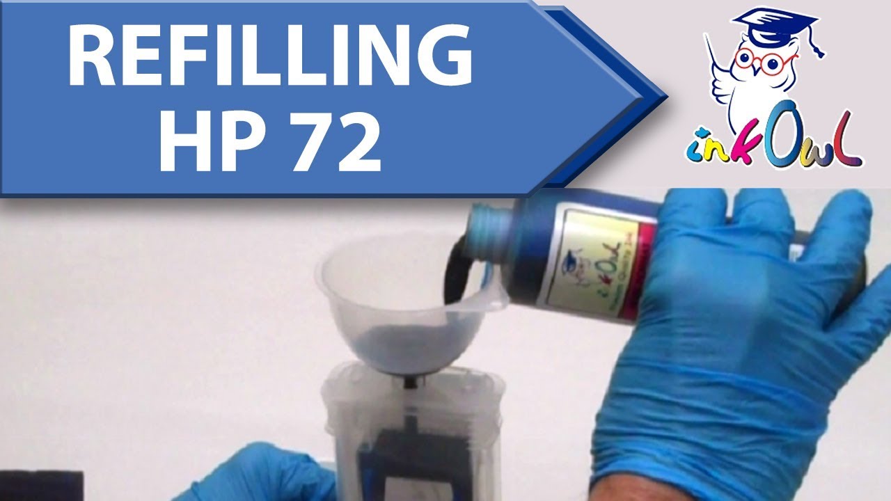 InkOwl Refillable Cartridges for HP 72 (DesignJet T series printers)