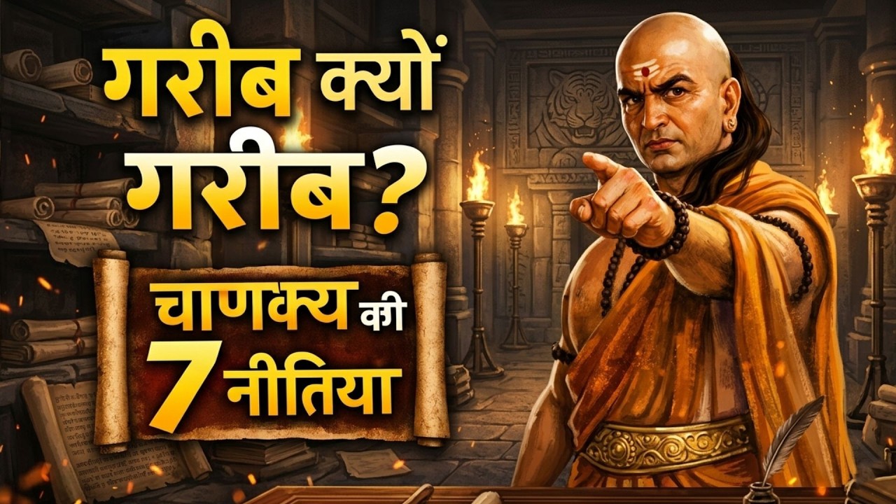 गरीब क्यों गरीब रह जाता है  चाणक्य की 7 गुप्त नीतियाँ||Chanakya Wisdom#chanakyamotivation #chanakya