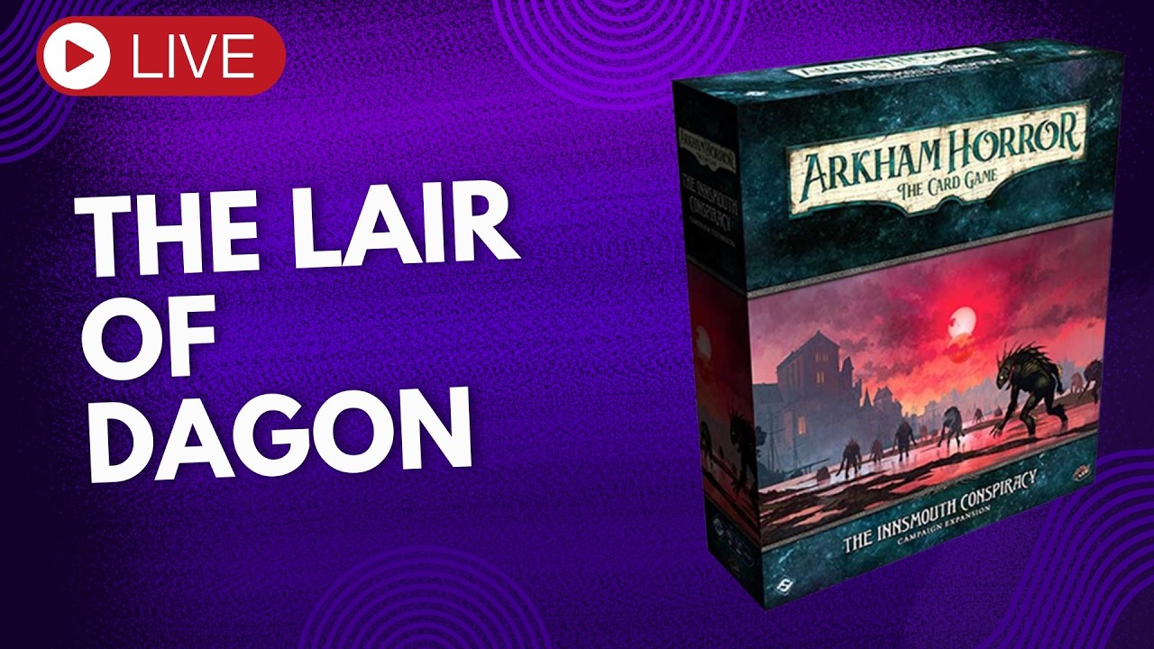 🔴 The Lair of Dagon - Arkham Horror -  !Rogue  LIVE