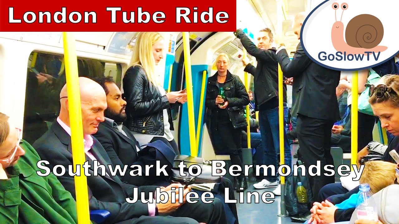 London Underground Tube Ride | Southwark To Bermondsey | Jubilee Line | Slow TV | Episode 37