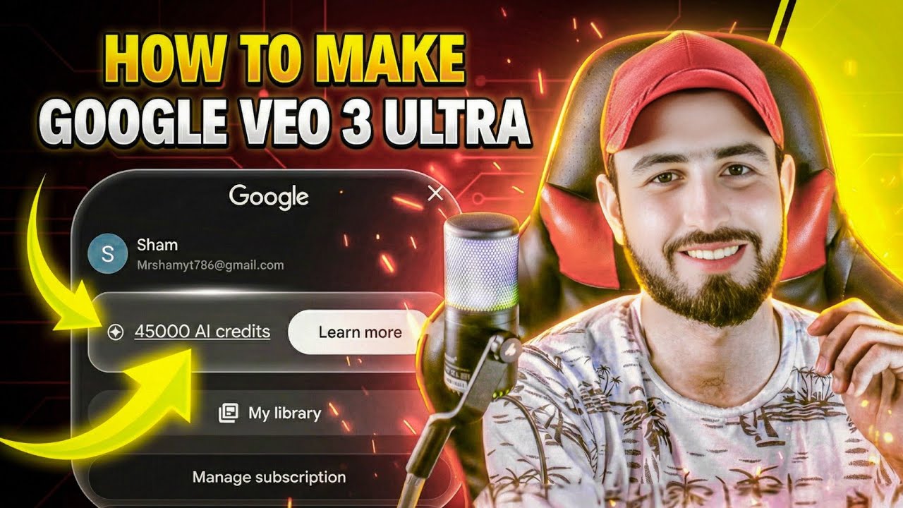 Google AI Veo 3 Ultra FREE? Get 45,000 AI Credits & Unlimited Video Generation