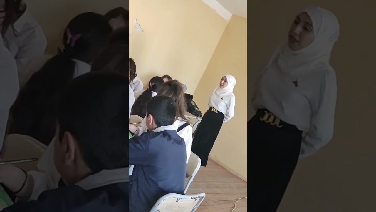Təsviri incəsənət. Açıq dərsdən kadrlar.