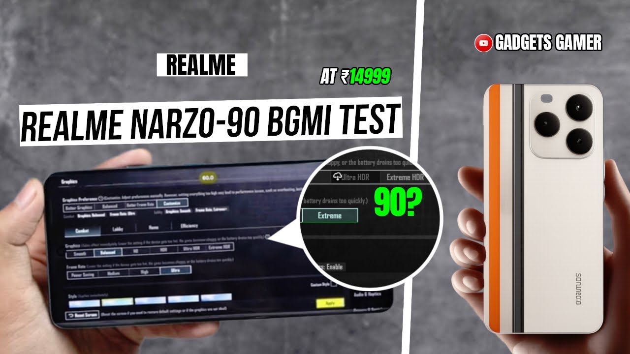 “Realme 90 Gaming Review - BGMI Lag Test + Deataild Review