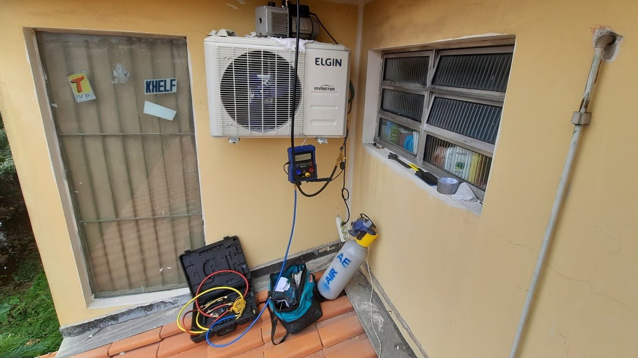 INSTALAÇÃO AR CONDICIONADO SPLIT HI-WALL 12.000BTUS INVERTER QUENTE E FRIA | VIDEO COMPLETO.