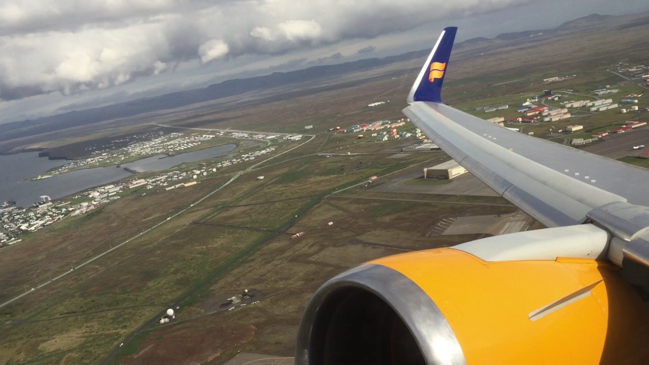 Icelandair Boeing 767-300ER (Winglets) Takeoff from Reykjavik-Keflavik International Airport