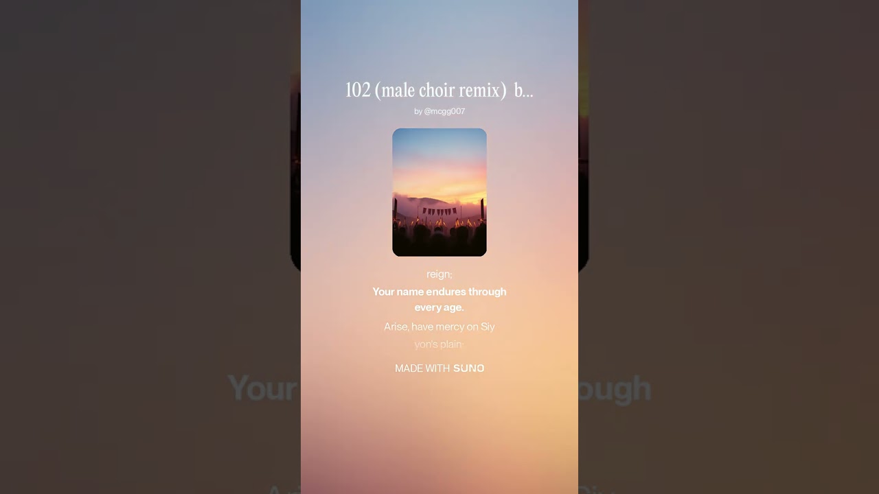 102 male choir remix  by Dr Garth Grenache and his Uncanny Valley Orchestra