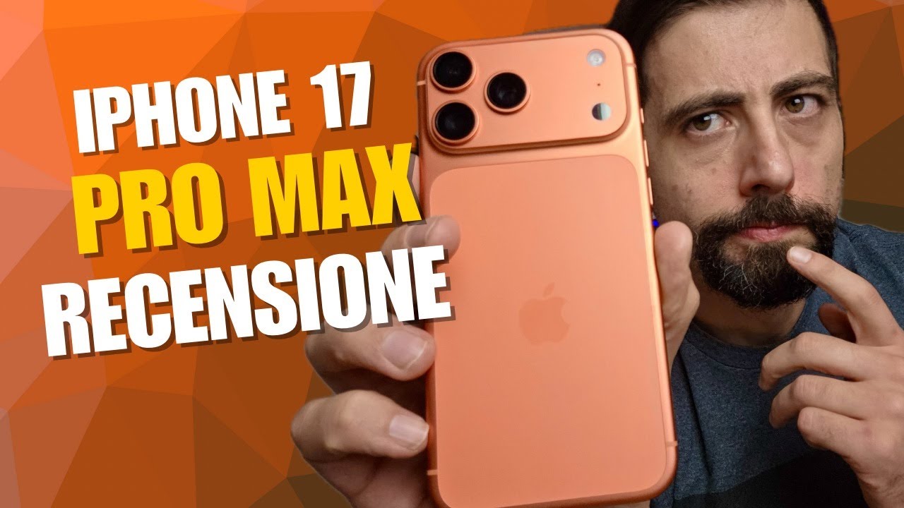 iPhone 17 Pro Max: La SOSTANZA batte l'estetica - RECENSIONE