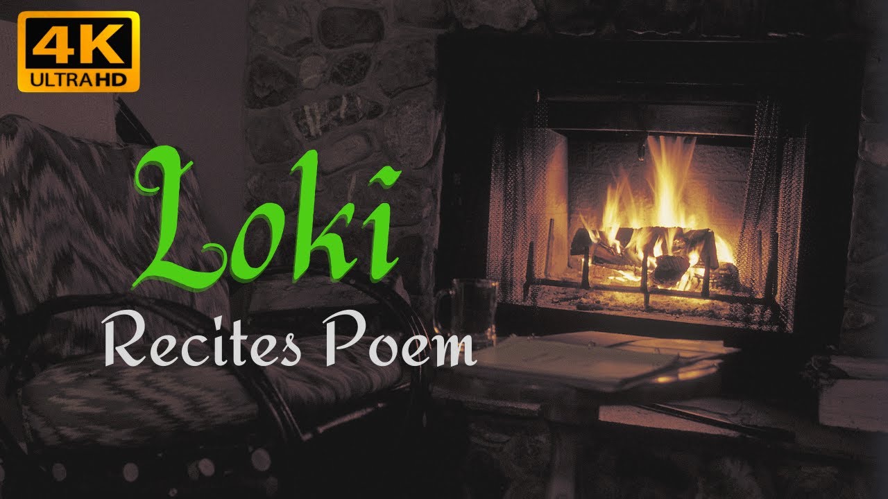 Loki ASMR - Poetry Reading by the Fireplace