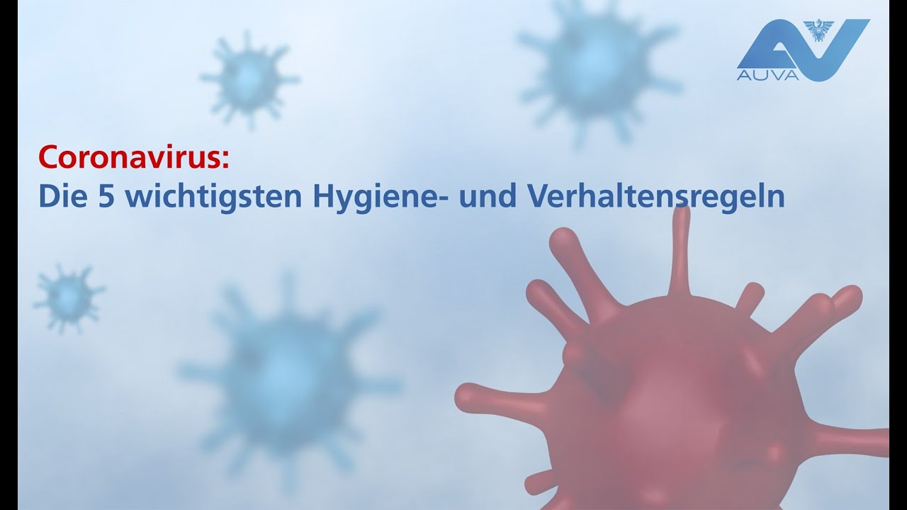 Die 5 wichtigsten Hygiene  und Verhaltensregeln 2021