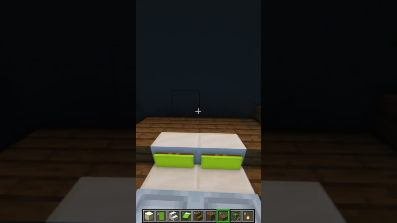 Zielone łóżko Minecraft 💀 (Matadora)