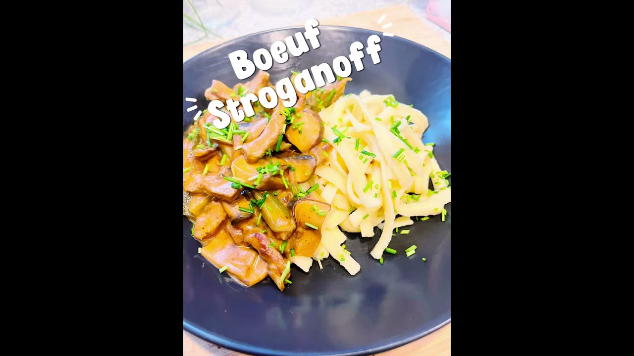 Bei diesem Boeuf Stroganoff kannst du nicht wiederstehen.