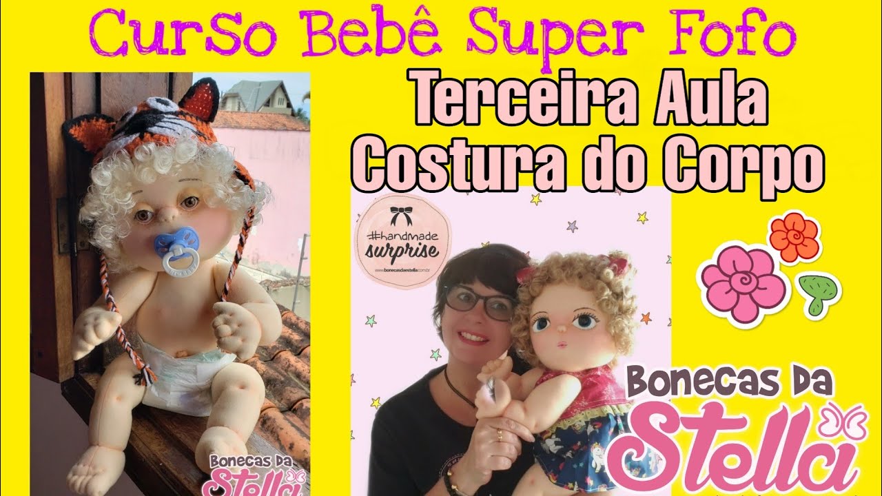 Curso Bebê Super Fofo Articulado/terceiro módulo- Novas Aulas