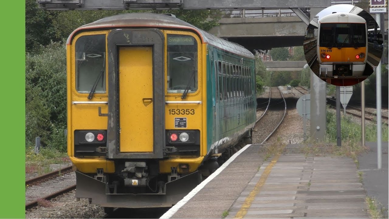 Trains at Port Talbot Parkway