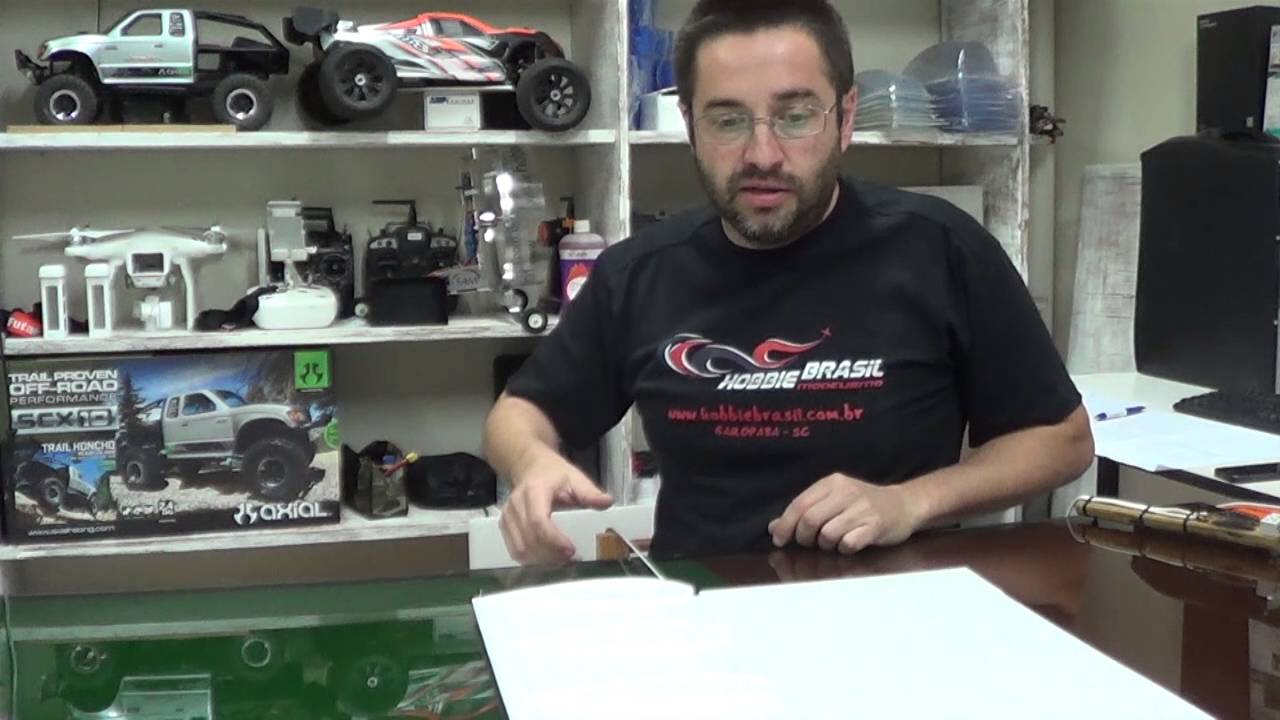 Motoplanador Photon - Como construir uma asa de depron (editado) 01