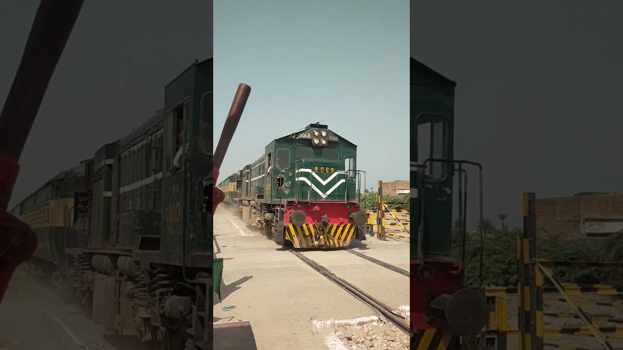 #hbu 20 8068# #shuttle train# #speedy train# #pakistan Railway#