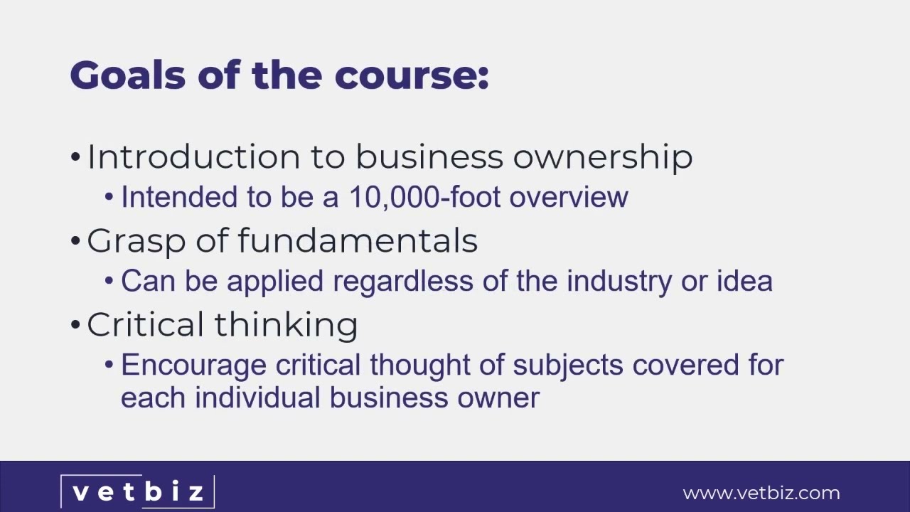 Lecture 30: Business Development Course Introduction