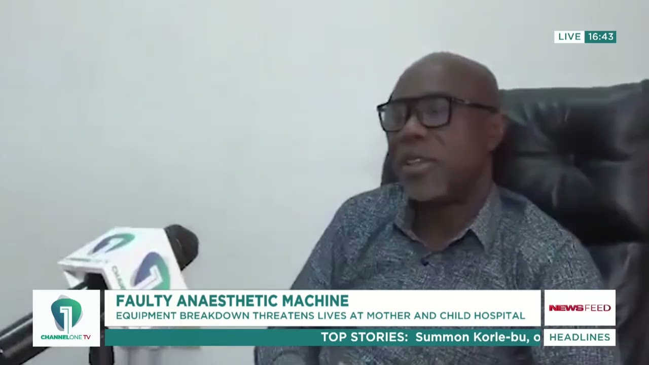 Faulty Anaesthetic Machine at Mother and Child Hospital Threatens Lives