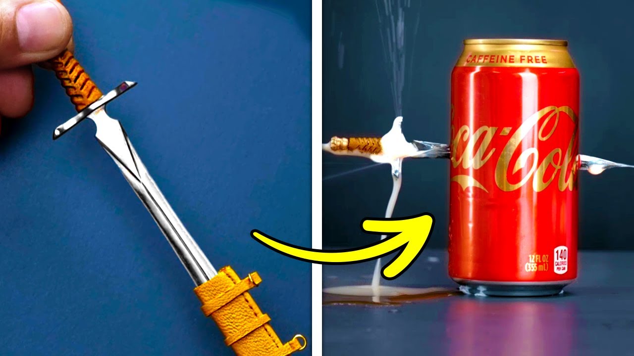 BEAUTIFUL MINI SWORD || Fantastic Miniature DIYs That Will Amaze You