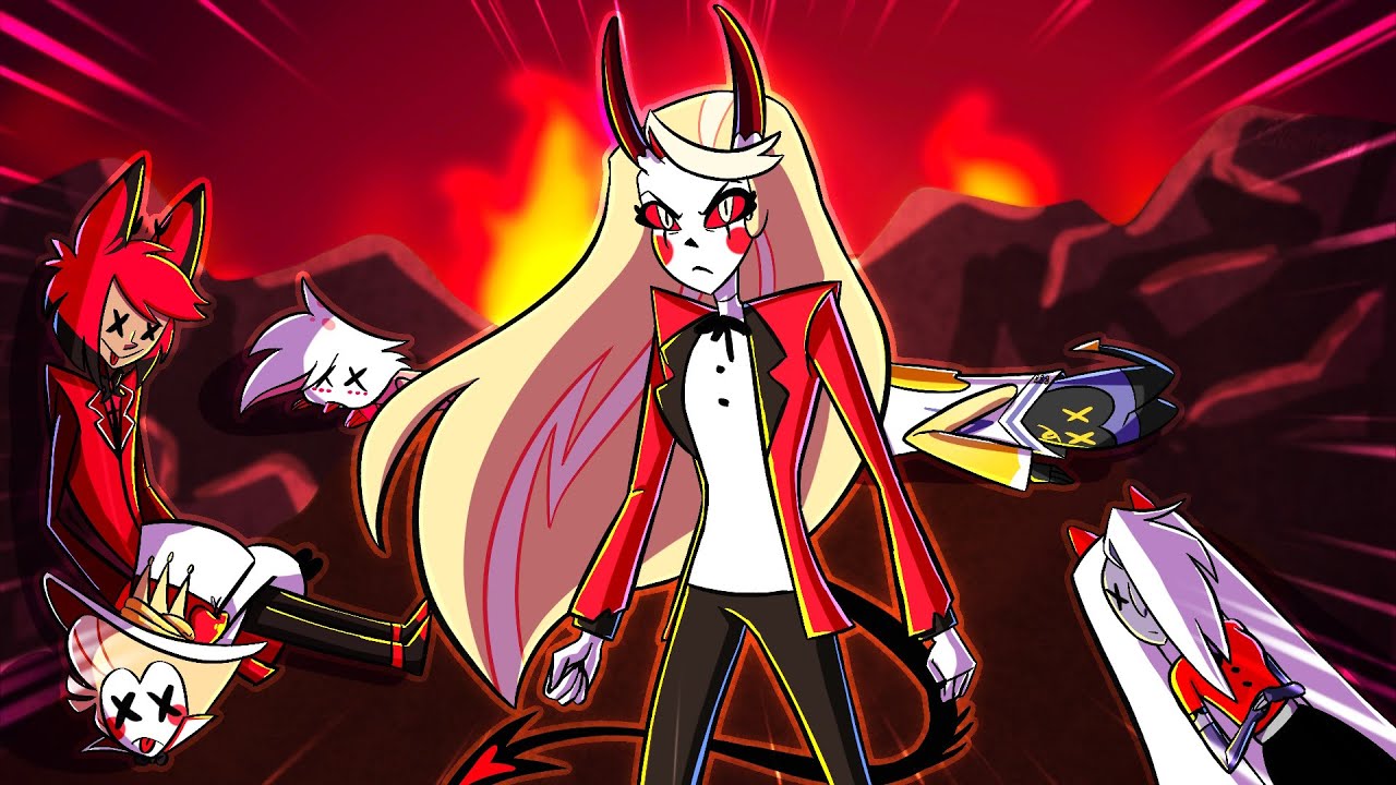 Hazbin Hotel Characters FIGHT in THE HUNGER GAMES