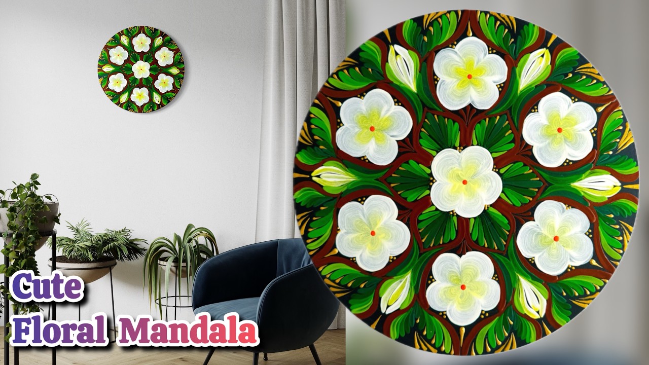 Design a Gorgeous Floral Mandala Today!