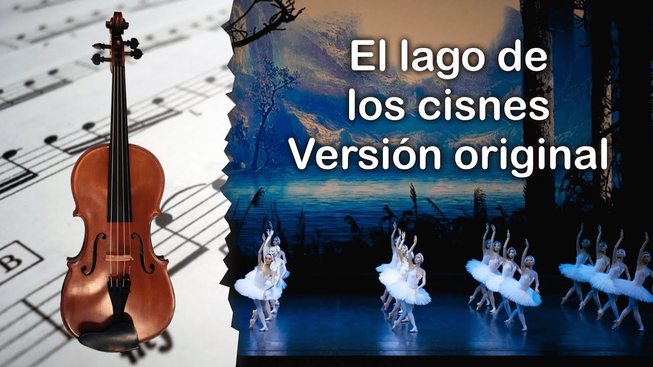 Partitura El lago de los cisnes Versión original Viola